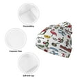thumbnail image 3 of Kdxio Retro Style Winter Beanie for Men Women Beanie Knit Hat Cuffed Cap Beanie Knit Chunky Snow Cap, 3 of 6