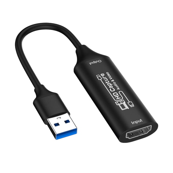 Video Capture Device 4K Input 1080P Output USB Metal Housing Not Need Driver