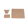 thumbnail image 4 of Plantilla acrílica de cartera larga, distancia de corte precisa, diseño transparente, plantilla acrílica DIY para regalos del hogar, 6 uds., 4 of 8