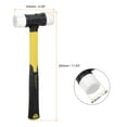 thumbnail image 2 of Uxcell Rubber Mallet Hammer 17oz 35mm Dia Double-Faced Soft Nylon Installation Hammers, 2 of 6
