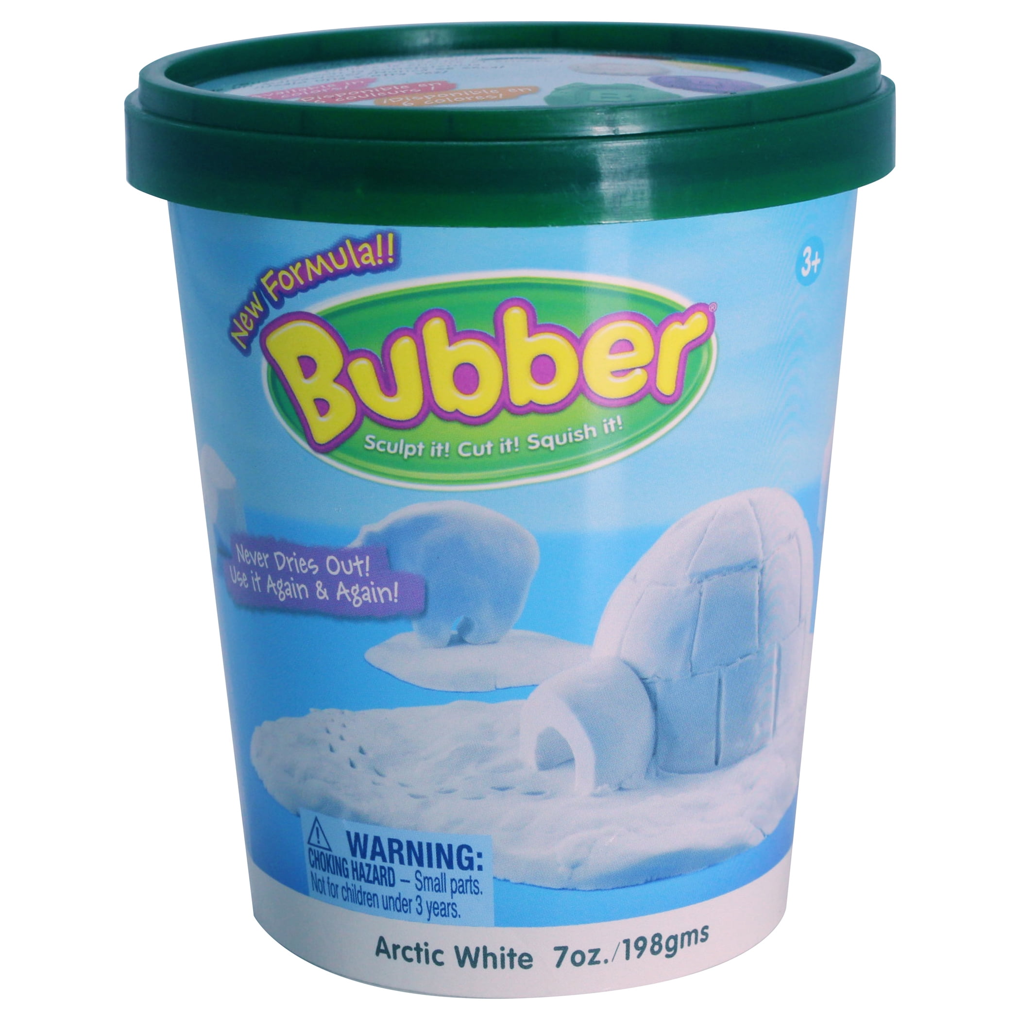 Bubber® Sculpting Dough, 7 oz. Bucket, White
