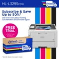 thumbnail image 6 of Brother HL-L3295CDW Wireless Compact Digital Color Printer with Laser Quality Output, Duplex, NFC and Mobile Printing & Ethernet, 6 of 9
