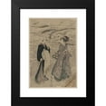 thumbnail image 2 of Toyokuni Utagawa 11x14 Black Modern Framed Museum Art Print Titled - Jibukiami (1799), 2 of 5