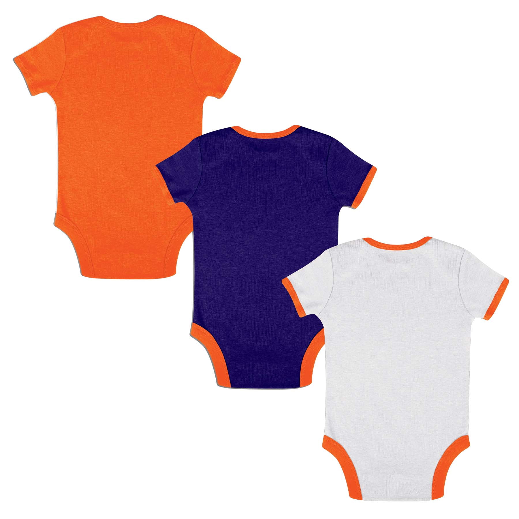 NCAA Clemson Tigers Infant & Toddler Onesies, 3-Pack
