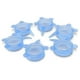 thumbnail image 1 of Tapas de silicona elásticas (paquete de 6) para almacenar alimentos frescos: conservan el sabor, mantienen los alimentos frescos y reducen el desperdicio., 1 of 5