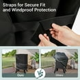 thumbnail image 6 of Unicook Electric Smoker Cover 30 inch, Heavy Duty Waterproof Vertical Smoker Grill Cover for Masterbuilt Smoker, Camp Chef and More Outdoor Square Grill Smoker, 6 of 8