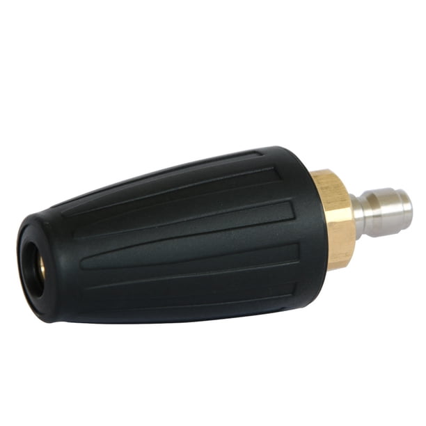 Boquilla Turbo para lavadora a presión, boquilla giratoria para lavadora a presión con conexión rápida de 1/4 pulgadas, 7 puntas de boquilla con soporte para boquilla, 3600 PSI