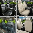 thumbnail image 5 of Car Seat Covers Full Set Fit for Honda CR-V 2000-2025, Premium Faux Leather Car Seat Protector,Breathable Anti-Slip Full Wrapping Edge Seat Covers(Beige,Full Set), 5 of 8
