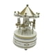 thumbnail image 4 of Caja de música con diseño de carrusel de madera navideña, adornos para manualidades navideñas, caja Musical de cuerda para regalo de aniversario, herm Blanco, 4 of 9