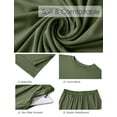 thumbnail image 5 of MINTREUS Lounge Sets for Women Knit Short Sleeve Tops and Long Pants Soft Comfy Pajamas Set Oversized 2 Piece Outfits S-4X, 5 of 8