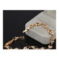 thumbnail image 4 of 18K Gold Galvanized Loving Heart Austrian Zircon Bracelet, 4 of 5