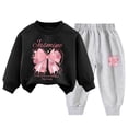 thumbnail image 4 of TAmten Girls Outfit Sets 2 Pieces Long Sleeve Pullover Printed Girls Clothing Sets Size 3-4 Years, 4 of 4