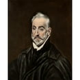 thumbnail image 2 of El Greco (Domenikos Theotokopoulos) 20x24 Gold Ornate Framed and Double Matted Museum Art Print Titled - Portrait of Antonio De Covarrubias Y Leiva (1514-1602), Spanish Jurist and Humanist (, 2 of 4