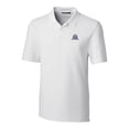 thumbnail image 2 of Men's Cutter & Buck White Northwestern Wildcats Logo Big & Tall Forge Stretch Polo, 2 of 3
