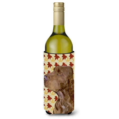 

Field Spaniel Fall Leaves Portrait Wine Bottle Beverage Insulator Beverage Insulator Hugger