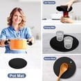 thumbnail image 4 of Round 7 Inch Silicone Trivet Mat, Food Grade Silicone Pot Holders Heat Resistant for Home, 4 of 5