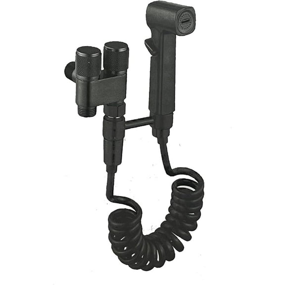 Handheld Bidet Sprayer with Swivel Bracket, Includes 7/8-inch Filtered Adapter (Grey)