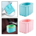 thumbnail image 3 of Asiento de inodoro plegable compacto para niños pequeños al aire libre Rosa, 3 of 6