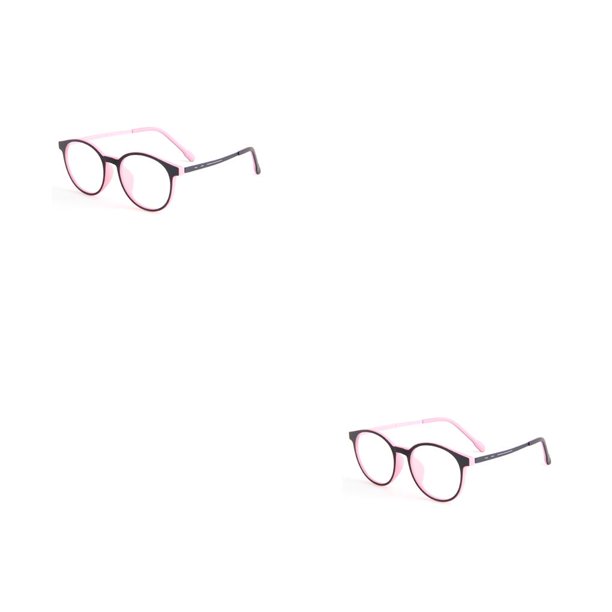 Jumpingount Montura para gafas de lectura, montura para gafas, gafas ópticas antideslizantes, montura redonda, gafas para miopía antiluz Type1 NO1