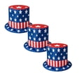 thumbnail image 2 of 250th Anniversary Party Decoration,Memorial Day Accessories,Festival Party Accessory for Men and Women,Independence Day Decor,Red White Blue Cap with Stars,4th of July Hat,Memorial Day Decorations, 2 of 5