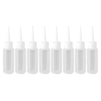8 Pcs Dispensing Bottle Oil Dispenser Small Squeeze Bottles White