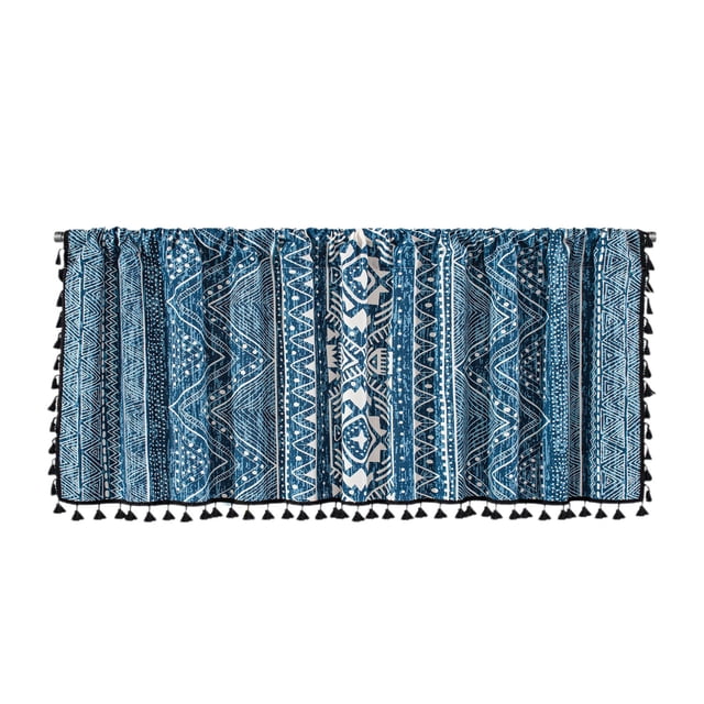 Valances for Windows,Valance Curtains for Kitchen Window Light Blocking, Short Rod Pocket Panels for Small Window Bathroom Basement