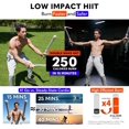 thumbnail image 4 of X1 Go Ropeless Battle Rope for Home Gym, HIIT Workouts, Low-Impact Cardio Training (Pulse Black-1.3lb), 4 of 7