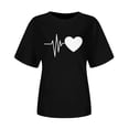 thumbnail image 7 of WTXUE Valentines Tshirts Love Heart Printed Shirts Graphic Tees Crewneck Short Sleeve Tops Business Casual Tops Dressy Casual Beach Tops Dressy Casual Tops Vacation Tops Trendy Tops Light Ashy Xxl, 7 of 7
