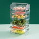 thumbnail image 3 of Estante De Alimentos De Varias Capas, Estante Multifuncional Para Platos De Almacenamiento De Verduras, Organizador De Almacenamiento De Alimentos Para El Hogar, Plato De, 3 of 7