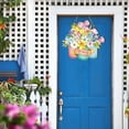 thumbnail image 2 of BINGLI Spring Wreaths for Front Door Wooden Spring Door Hanging Hello Lily Door Sign Wooden Springs Door Hanger Colorful Springs Hanging Decorations for Easter Party Farmhouse Porch Decor, 2 of 9