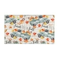 Happy Fall Harvest Pumpkin Kitchen Mats for Floor Autumn Thanksgiving