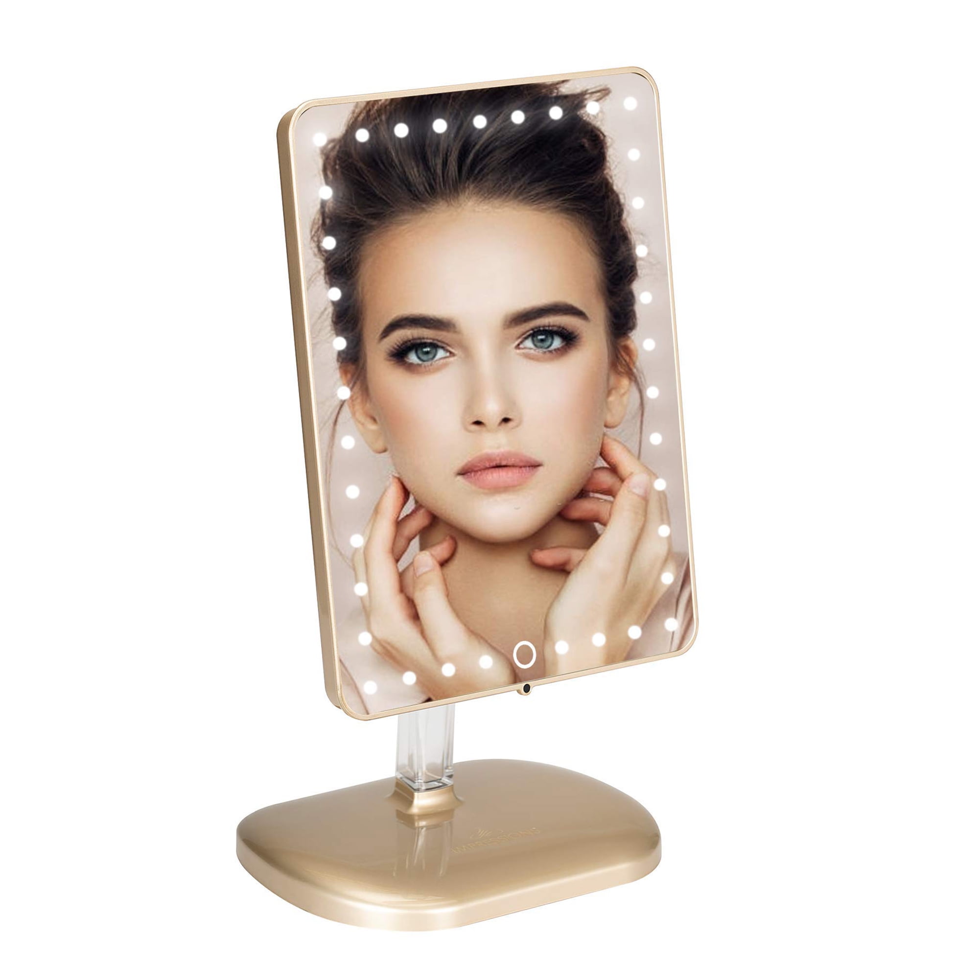 Impressions Vanity Touch Pro LED Makeup Mirror with 360 Degree Rotating
