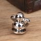 thumbnail image 2 of 4 UNIDS Anillo de Metal Tornillo Cabeza Redonda Espárragos Remache Clavo Girar Espigas DIY Accesorios de Hardware Artesanía de Cuero, 2 of 8