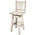 thumbnail image 3 of Homestead Collection Barstool w/ Back & Swivel, Ready to Finish, 3 of 4