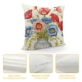 thumbnail image 4 of Shiartex  Pillow Covers Corn Poppy Floral Mason Jar Home Sweet Home Spring Summer Pillows Decorative Throw Pillows Cushion Case Decorations Farmhouse Decor for Couch Sofa, 4 of 5