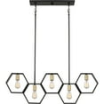 thumbnail image 3 of Quoizel Bismarck 5-Light Kitchen Island Light in Earth Black, 3 of 4