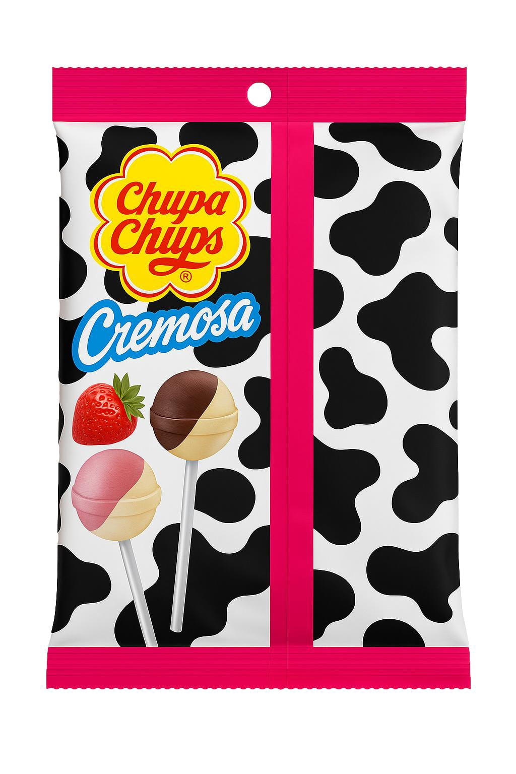Chupa Chups Mini Cremosa Lollipops 12 Count, 2.52 oz Bag