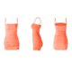 thumbnail image 3 of Vestido de verano sin mangas con cuello barco para mujer, vestido ajustado para club nocturno, naranja, S Sweethay AP1098-21B, 3 of 7