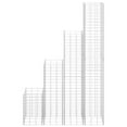 thumbnail image 2 of vidaXL Gabion Wall Gabion Retaining Wall Gabion Basket Cage Heavy Duty Metal, 2 of 27