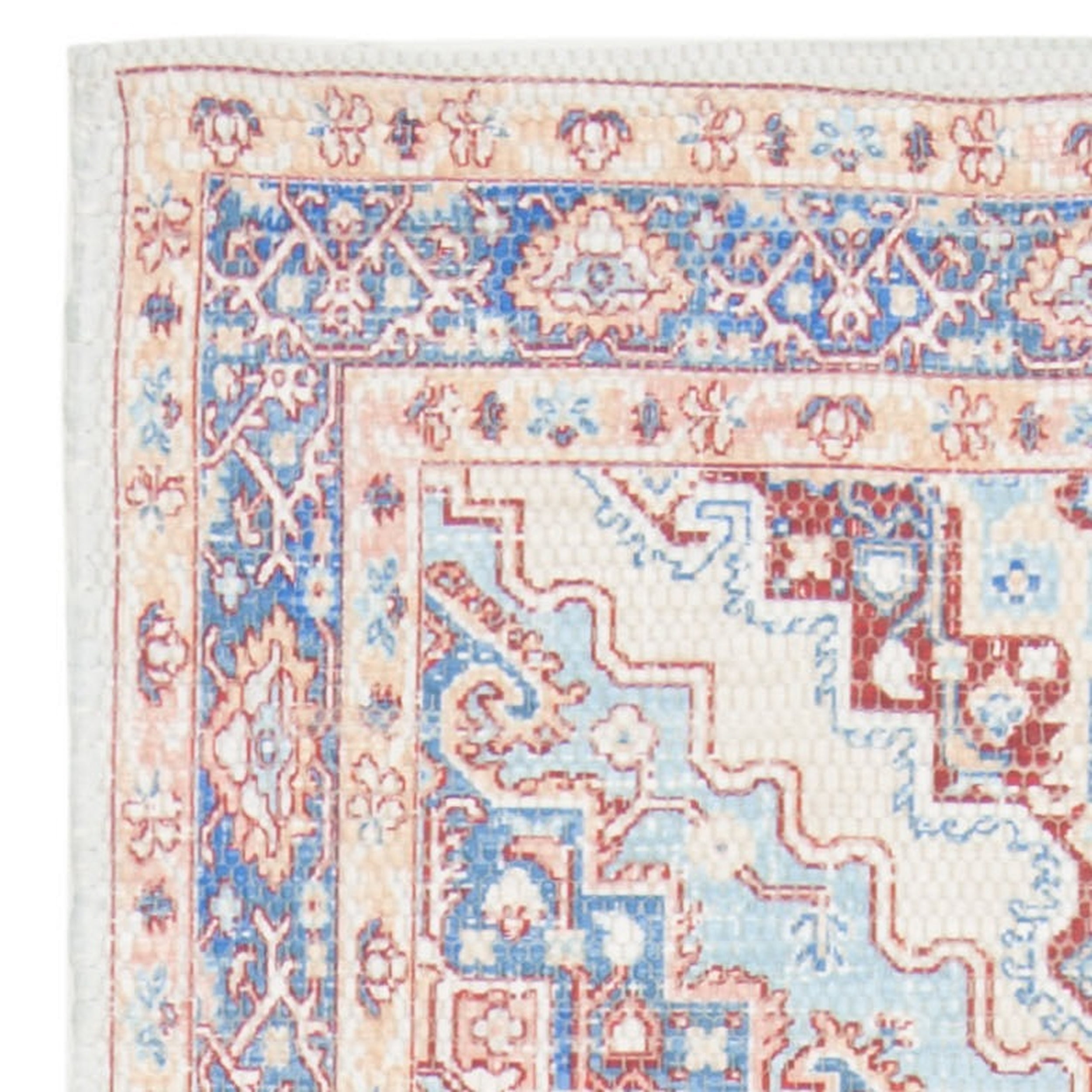 Safavieh Saffron Rug Collection Oriental Geometric Transitional Runner Rug