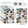 thumbnail image 4 of 150 Pcs Irregular Dots Decal Boho Style Removable Wall Stickers Vinyl Peel and Stick Bedroom Living Room Kids Playroom Classroom Art Decor, 4 of 5