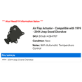 thumbnail image 2 of Air Flap Actuator - Compatible with 1999 - 2004 Jeep Grand Cherokee 2000 2001 2002 2003, 2 of 2