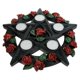 thumbnail image 5 of Rose Plate Retro Candlestick Ornaments, Five-Pointed Star Candlesticks, Tarot Ornaments, Resin Crafts, 5 of 5