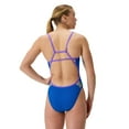 thumbnail image 3 of Speedo Women's Solid Tri Back Competitive One Piece Thin Strap Swimsuit  - Lagoon Blue / Celeste, 26, 3 of 4