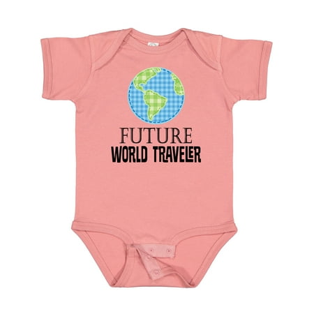 

Inktastic Future World Traveler Cute Vacation Gift Baby Boy or Baby Girl Bodysuit