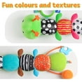 thumbnail image 6 of LIGHTDESIRE Musical Caterpillar Baby Toy - Organic Sensory Stuffed Animal with Crinkle/Rattle, Tummy Time Development Toy for Newborn Boys Girls 0-12 Months, 6 of 6