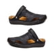 thumbnail image 1 of Sandalias de cuero Minnieouse para hombre primavera verano antideslizantes Negro, 1 of 6
