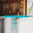 thumbnail image 2 of 2 Set Wind Chimes Resin Molds, FineGood Resin Molds Silicone Butterfly Moon Silicone Molds for Epoxy Resin DIY Winds Chime Gifts for Women Home Decor, 2 of 9