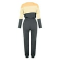 thumbnail image 4 of Aofany Daily,Two Piece Outfits for Women Fall 2024,Womens Colorblock Sweatsuits Sets 2 Pieces Jogger Sets with Pockets Long Sleeve Jogging Sweat Suit, 4 of 4