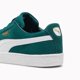 thumbnail image 2 of PU & MA Suede Classic Myrtle Green White Classics Mens Sneakers NEW, 2 of 5